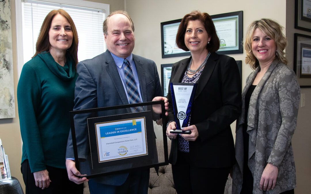 Cherished Companions Honored to Receive 2021 Best of Home Care – Leader in Excellence Award